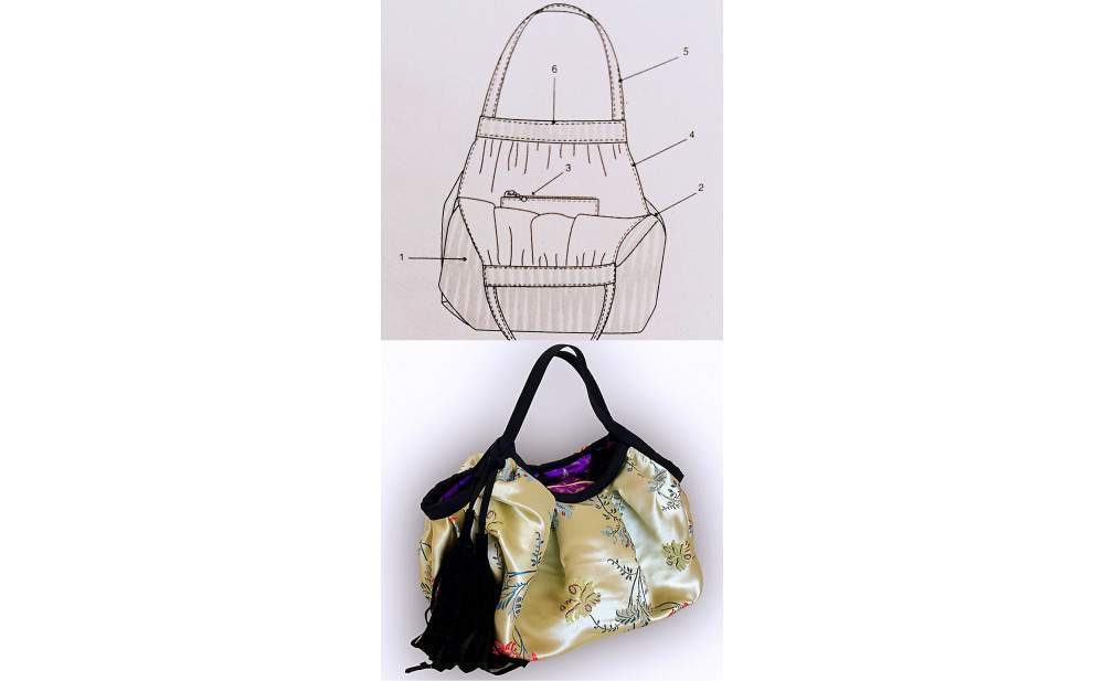 KOMELY HANDBAG ADULT CRAFT CLASSES –Sewing Instructions Granny Bag